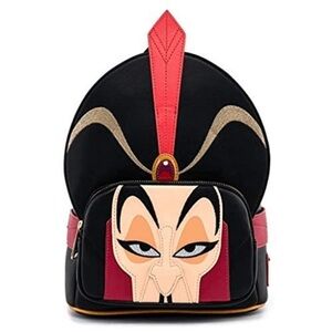 Loungefly Disney Aladdin Jafar Villain Cosplay Figural Mini Backpack